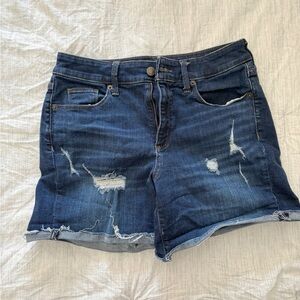 Denim Distressed Women's Shorts